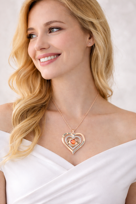 Collier pendentif + boîte cadeau